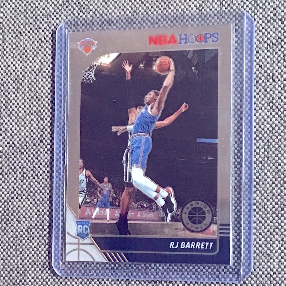RJ Barrett NBA Hoops Rookie Card (Chrome) Knicks🔥